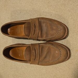 10.5 Allen Edmonds “Addison” Suede Loafers